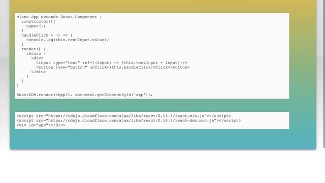 What is the different between the ref={callback} and the ref = "myInput" in react? смотреть онлайн