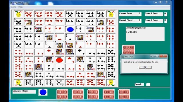 Sequence board game (VB6) for PC Gameplay смотреть онлайн