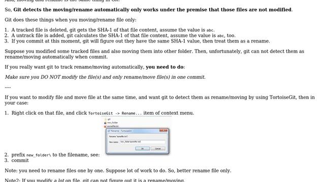 TortoiseGit: Moving files to new folder not recognized as move (3 Solutions!!) смотреть онлайн