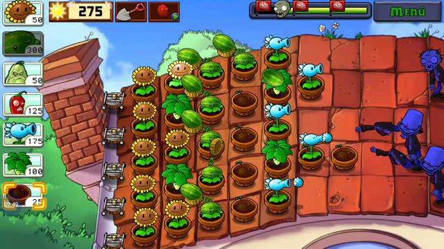 Plantas vs Zombis - Tejado - nivel 9 смотреть онлайн