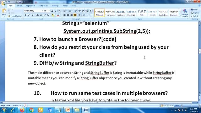 Selenium interview questions and answers for 4 years Experienced смотреть онлайн