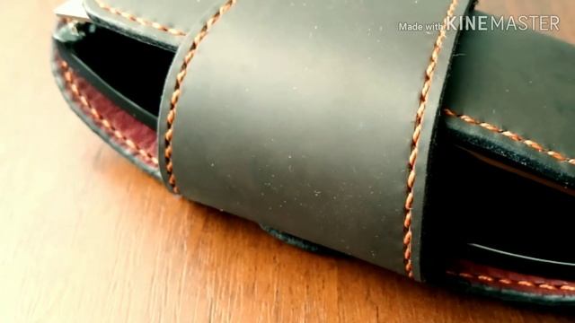 Футляр для очков из кожи / Работа с кожей / Do-it-yourself leather glasses case. Handmade смотреть онлайн