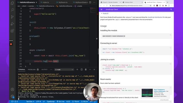 Multiplayer Game Server Project Setup with Colyseus & Phaser 3 смотреть онлайн