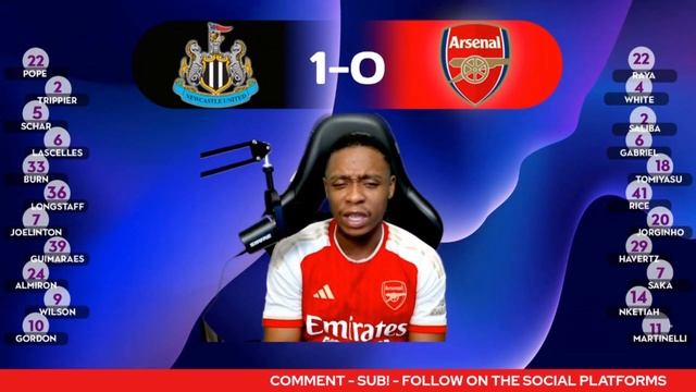 THE DECISIONS TONIGHT ARE UNFORGIVEABLE! | Newcastle 1-0 Arsenal Reaction смотреть онлайн