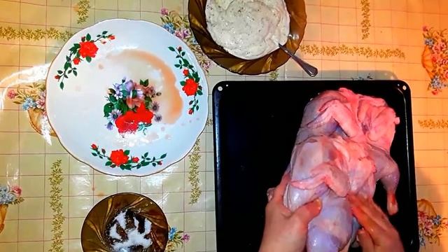 Цыпленок в духовке смотреть онлайн
