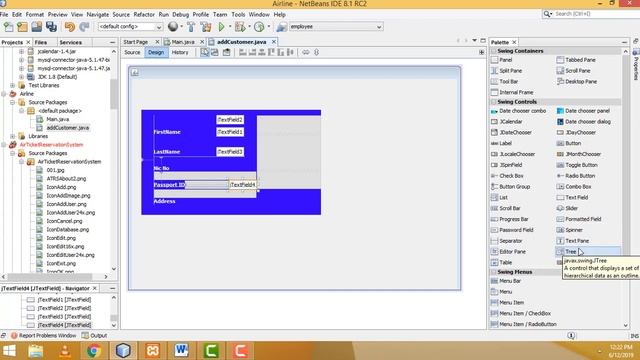 Airline Ticket Reservation System in Java Part 1 смотреть онлайн