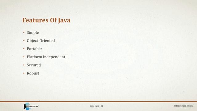 Core Java 101 - Introduction to Java смотреть онлайн