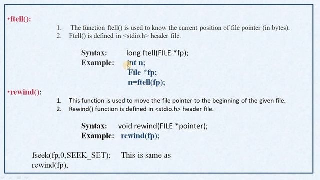 (File) 8 Random access file functions in file. смотреть онлайн