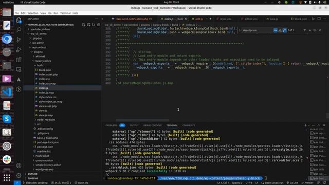 Create basic block with @wordpress/create-block смотреть онлайн