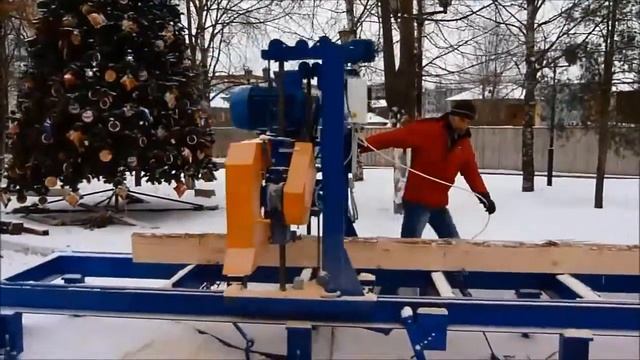 Ленточная пилорама Saver ЛПГ-82