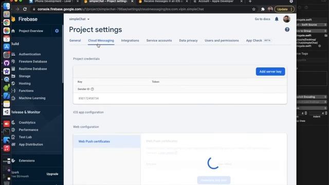 Firebase push notification ios 13* | xcode 12 | Swift | iOS 13 + | step by step tutorial смотреть онлайн