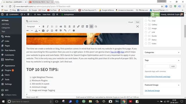 ON PAGE SEO | HOW TO WRITE PERFECT POST WITH PROPER SEO | WEBSITE MAKING (PART 6) смотреть онлайн