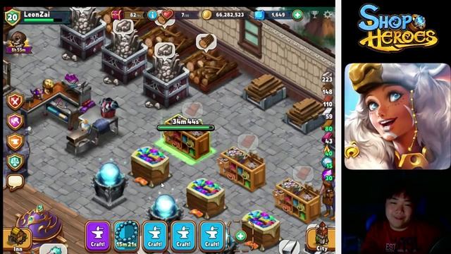 [Shop Heroes] How to Effectively upgrade shop items! смотреть онлайн