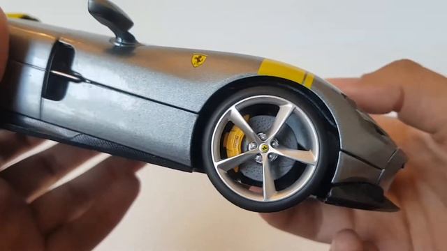 Ferrari monza Sp1 1:18 Burago (UNBOXING) смотреть онлайн