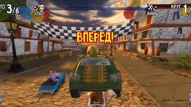 Как прыгать на старте в Beach Buggy Racing смотреть онлайн