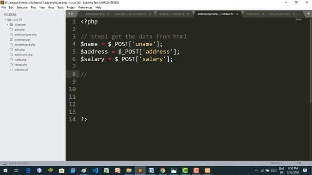 Php How To Insert Update Delete Search Data In MySQL Database Using Php [ with source code ] || Urd смотреть онлайн