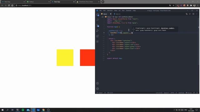 React & GSAP ile Animasyon Oluşturmak смотреть онлайн