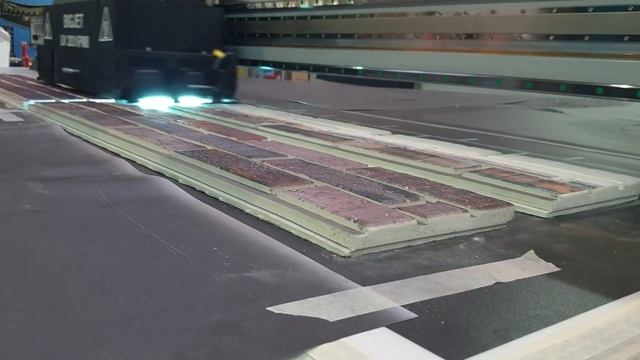 BIGPRINTER printing on concrete bricks / печать по бетону смотреть онлайн