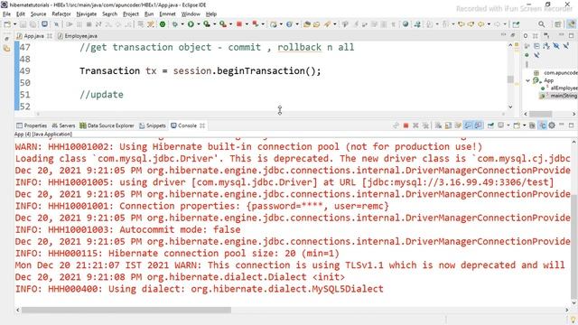 Hibernate Framework | HQL |Preforming CRUD operations using HQL - PT 2 | LEC 7 смотреть онлайн