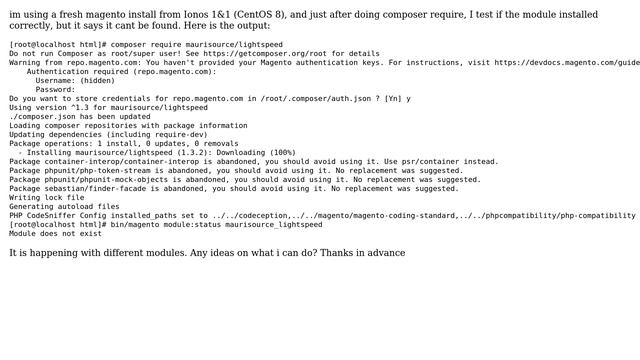 Magento: Module not found after composer require смотреть онлайн