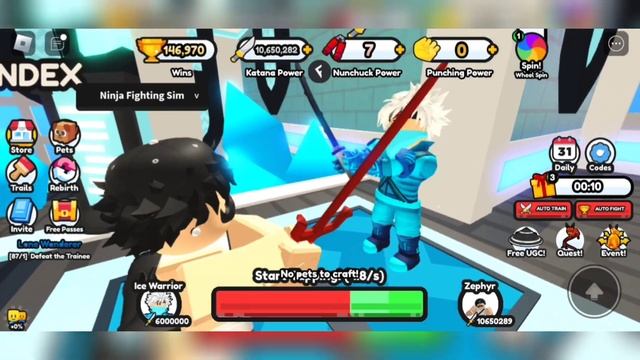 [FREE UGC] Ninja Fighting Simulator Script | Showcase | Mobile and PC смотреть онлайн