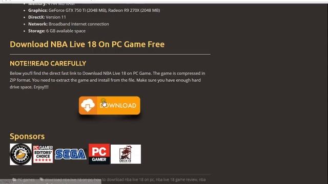 Download NBA Live 18 on PC смотреть онлайн