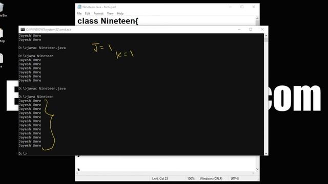 lect 19 Nested for loop in Java in Hindi смотреть онлайн