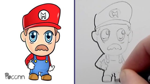 Cómo dibujar a Mario Bros Chibi (Mario Bros) смотреть онлайн