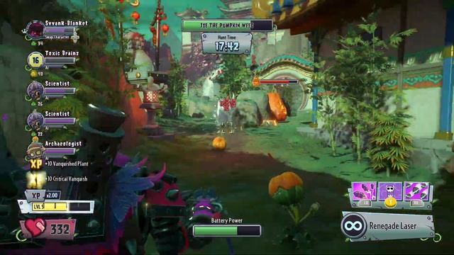 Plants vs Zombies GW2: Pumpkin Weed Boss Hunt Mod смотреть онлайн