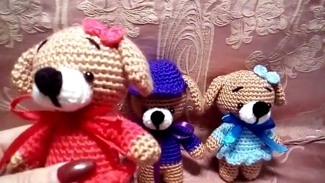 Щенячья компания - вязание крючком смотреть онлайн