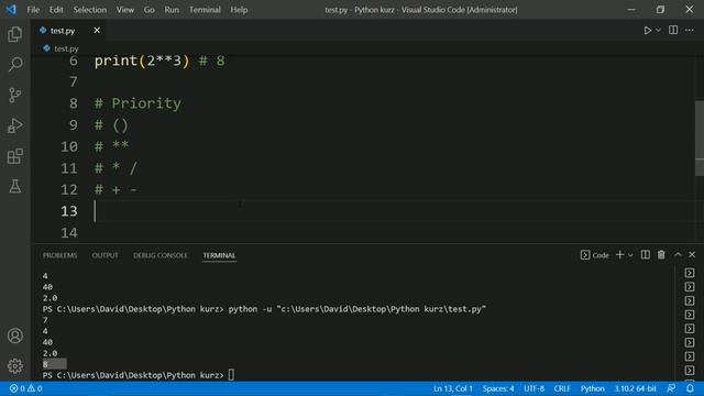 18. Python - Matematické operace смотреть онлайн