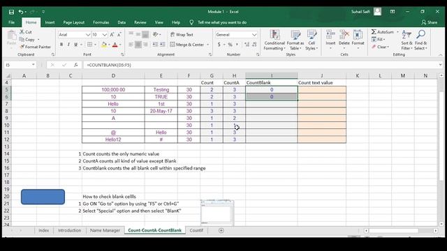 Excel Class 1- Name Manager,Sum, Count, Counta, Etc. смотреть онлайн