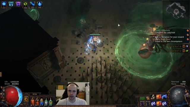 How I ditched my melee starter for a cheap auto bomber build - Path of Exile Harvest 3.11 смотреть онлайн