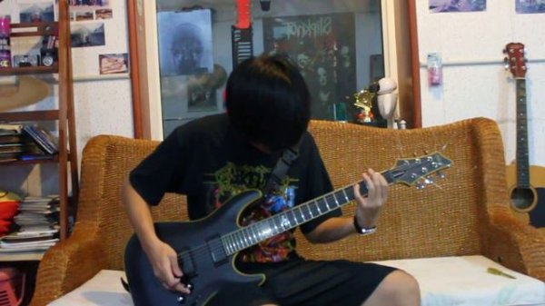 Putrid pile - Drenched in gasoline (Guitar Cover)