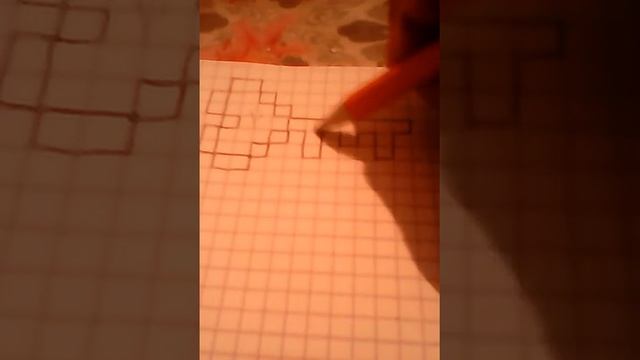 Как нарисовать ключ с замком по клеточкам для личного дневника (для телефонов и планшетов) ? смотреть онлайн