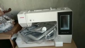 Обзор вышивальной машинки Janome Memory Craft 500E / Первая вышивка и первый блин комом.