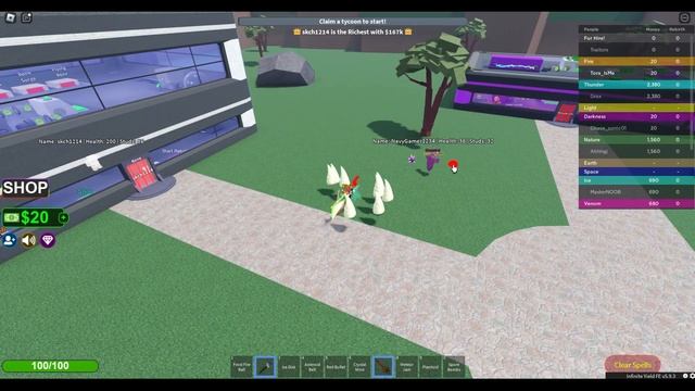 Roblox Elemental Powers Tycoon Script - OP Super Powers смотреть онлайн
