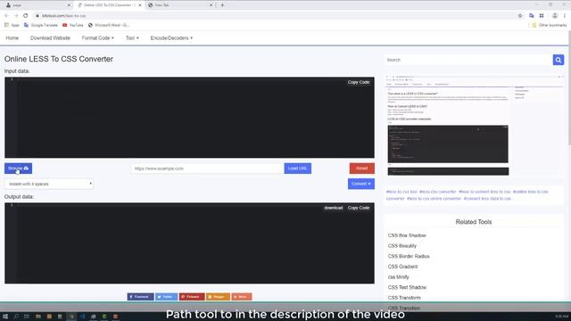 Online LESS To CSS Converter смотреть онлайн
