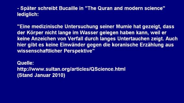 Koranwunder unter der Lupe - Teil 3 - Der Leib des Pharaos I (3/4) смотреть онлайн