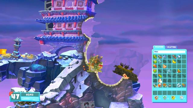 Oscar & Sprungus Play - WORMS W.M.D. - Drinkin' the stupid away смотреть онлайн