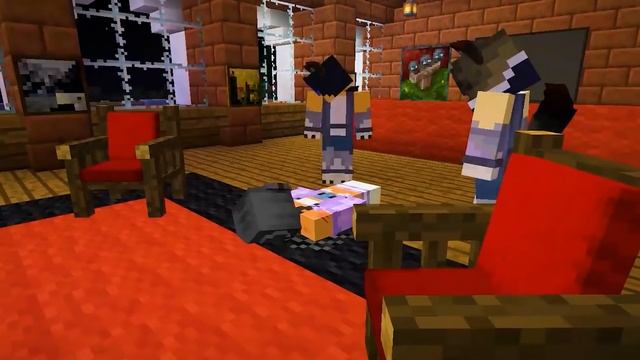 Living With The ALPHA Wolf In Minecraft! смотреть онлайн