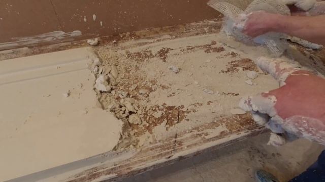 День 73. Копия карниза из гипса. Восстановление утрат и реставрация карниза и потолка с лепниной. смотреть онлайн