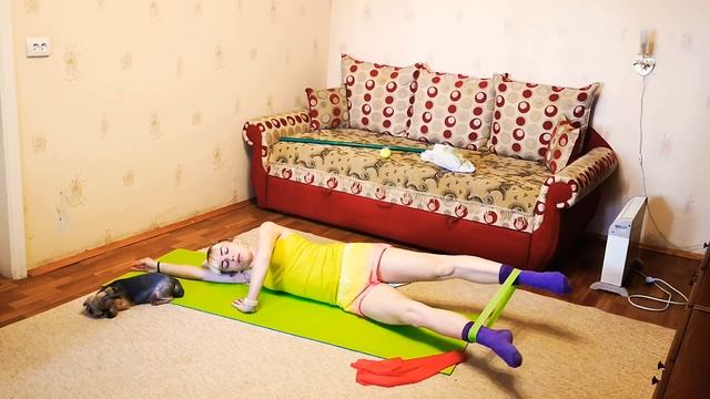 Пилатес на дому с эластичной лентой??? смотреть онлайн