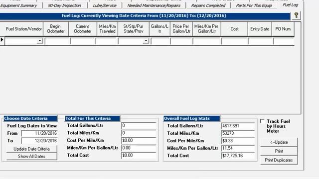 Fleet Maintenance Software TATEMS Report - Total Gallons Used-Fuel Type-PerDay Spreadsheet смотреть онлайн