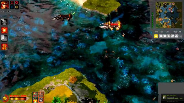 A chillout turned into a full scale WAR - Science MOD - C&C Red Alert 3 , Skirmish Gameplay смотреть онлайн