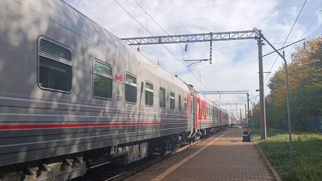 ЭП1М-614 с поездом №381 Грозный — Москва смотреть онлайн