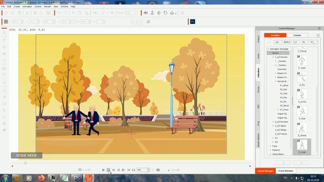 № 18 Изменение позы персонажей G3 и G2 в Cartoon Animator | Уроки на русском / Lessons / Мануал смотреть онлайн