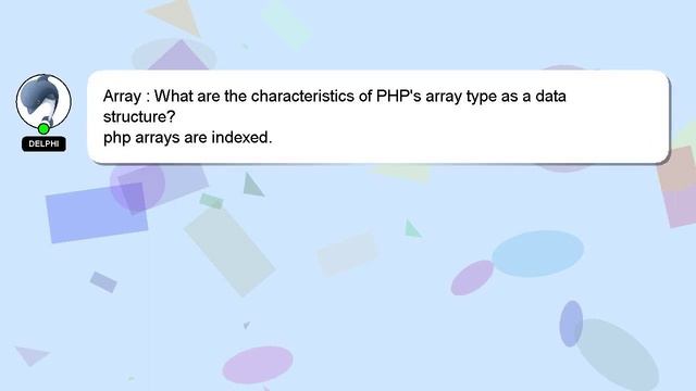 Array : What are the characteristics of PHP's array type as a data structure? смотреть онлайн