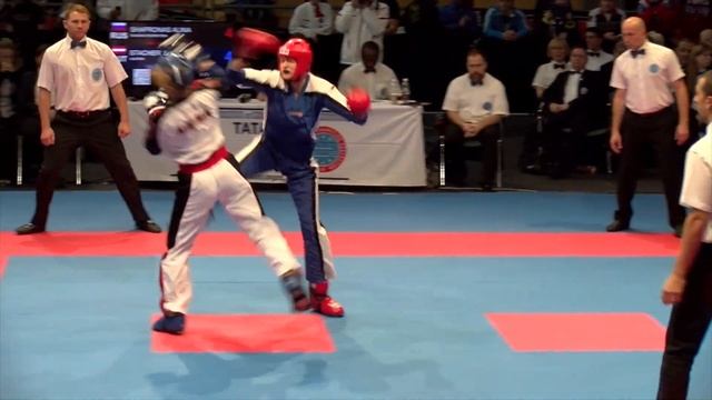 Alina Shapronas V Sonja Stacher WAKO European Championships 2018