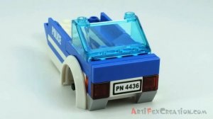 Lego City POLICE PATROL CAR 4436 Stop Motion Build Review